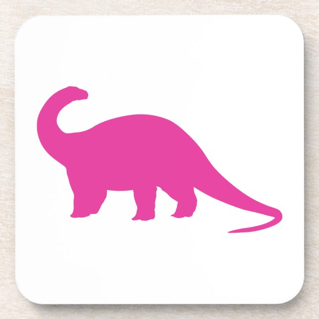 Dessous-de-verre Dinosaure rose (Devant)