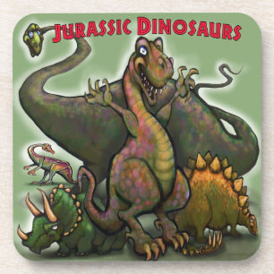 Dessous-de-verre Dinosaures jurassiques