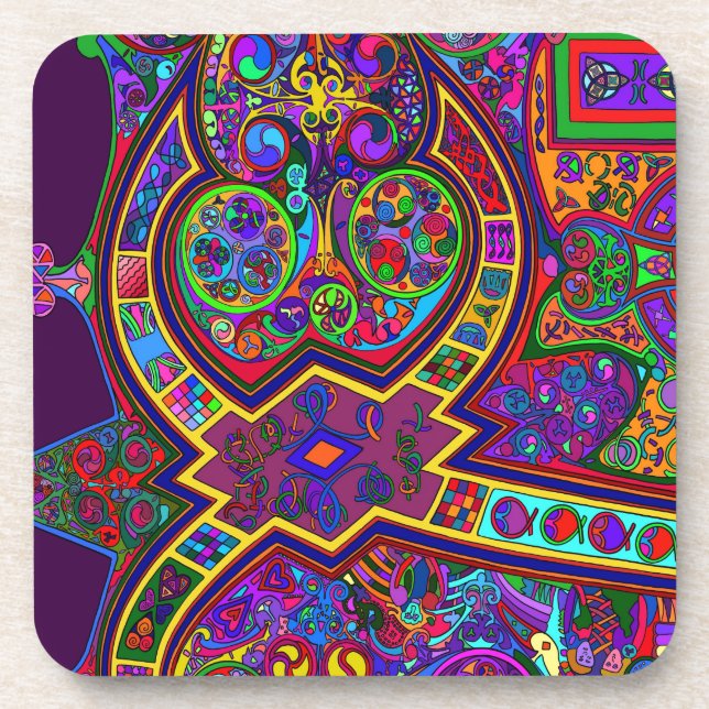 Dessous de verre d'inspiration celtique (Devant)