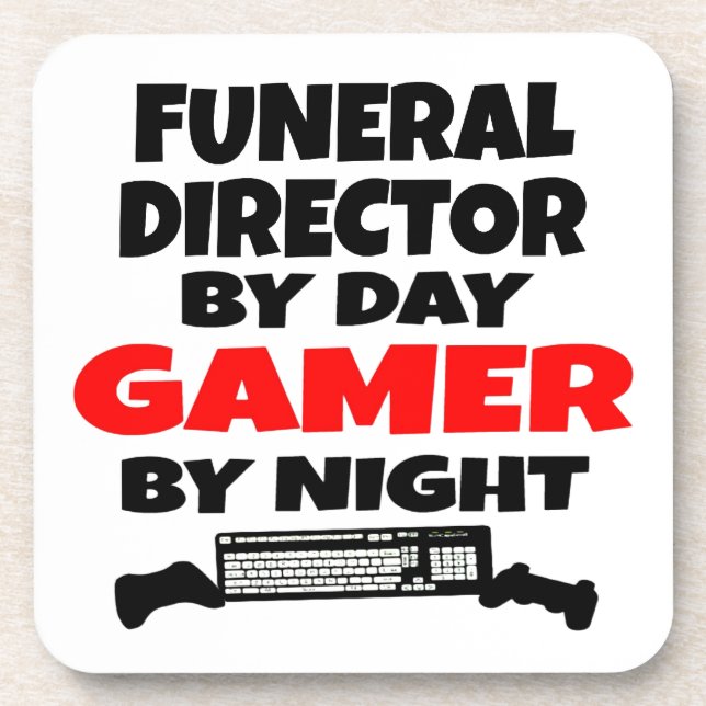Dessous-de-verre Directeur funéraire Gamer (Devant)