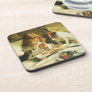 Dessous-de-verre Disant nos prières, Suspense Charles Burton Barber