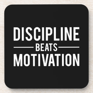 Dessous-de-verre Discipline bat Motivation - Inspiration