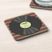 Disque vinyle vintage personnalisé de jazz