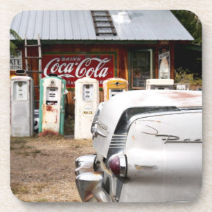 Dessous-de-verre Dixon, Nouveau Mexique, Etats-Unis. Voiture