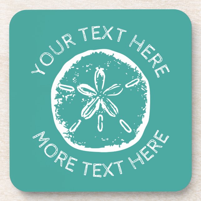 Dessous-de-verre Dollardesable coussin en plastique pour boisson (Devant)