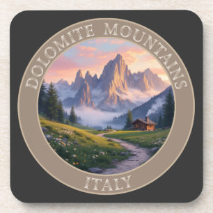 Dessous-de-verre Dolomite Mounts Italie