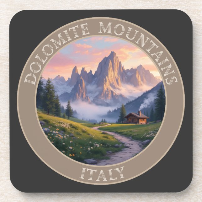 Dessous-de-verre Dolomite Mounts Italie (Devant)