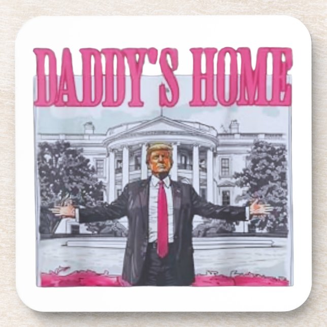 Dessous-de-verre DOMICILE DE Trump 2024 (Devant)