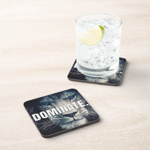 Dessous-de-verre Dominer - Motivation Lion
