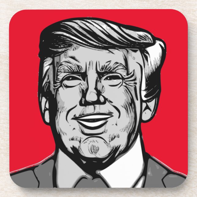 DESSOUS-DE-VERRE DONALD TRUMP (Devant)