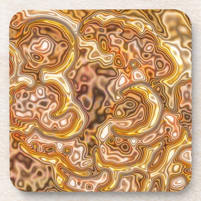 DESSOUS-DE-VERRE DORÉ (Devant)