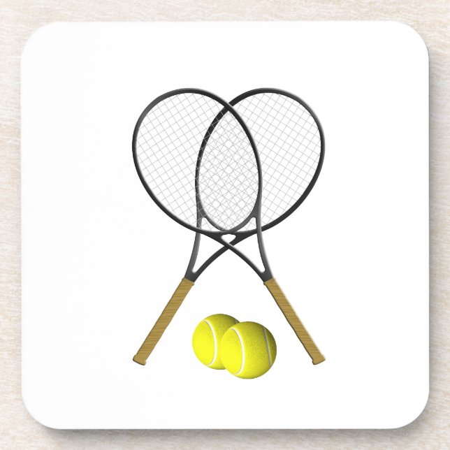 Dessous-de-verre Double Tennis Sport Thème (Devant)
