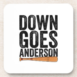 Dessous-de-verre DOWN GOLF ANDERSON FUNNY BASEBALL cadeau ANDERSON