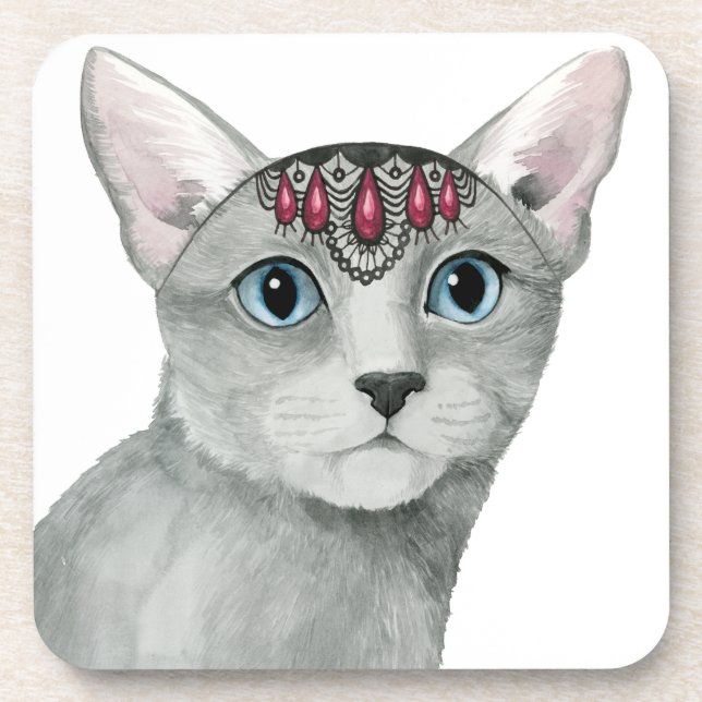 Dessous-de-verre Downton Cat | Bijoux (Devant)