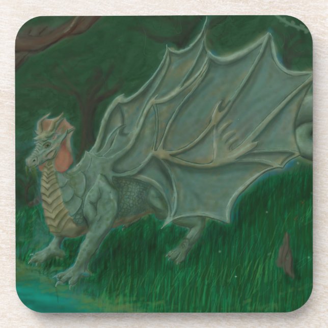 Dessous-de-verre Dragon de marais (Devant)