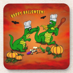 Dessous-de-verre Dragons - Joyeux Halloween ! Aujourd'hui je vais c