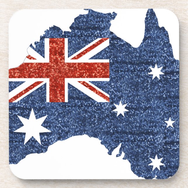 Dessous-de-verre drapeau australien (Devant)