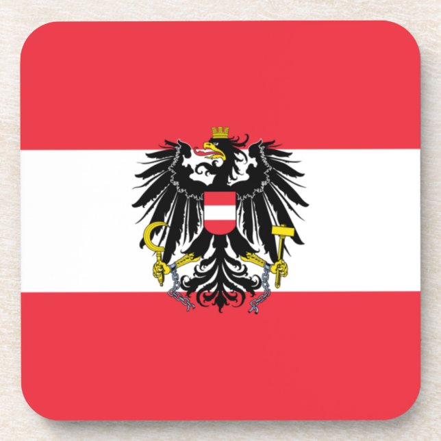 Dessous-de-verre Drapeau Autriche (Devant)