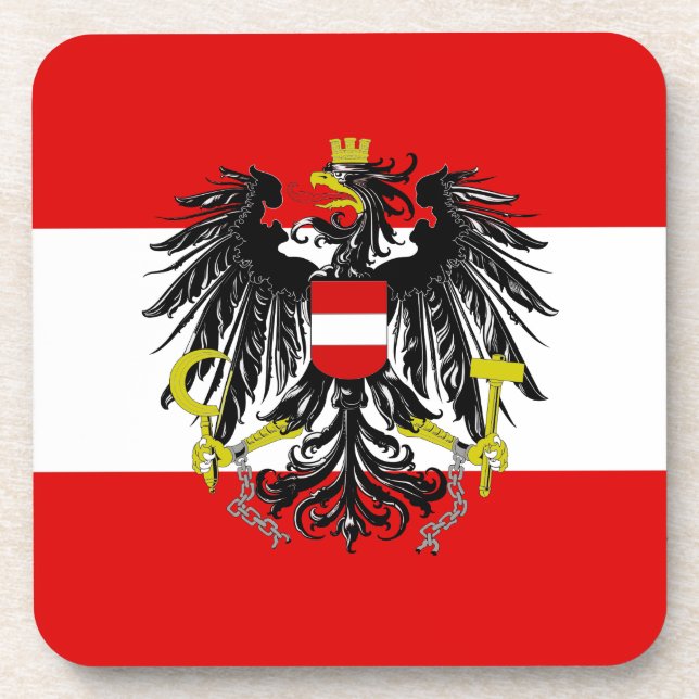 Dessous-de-verre Drapeau autrichien (Devant)