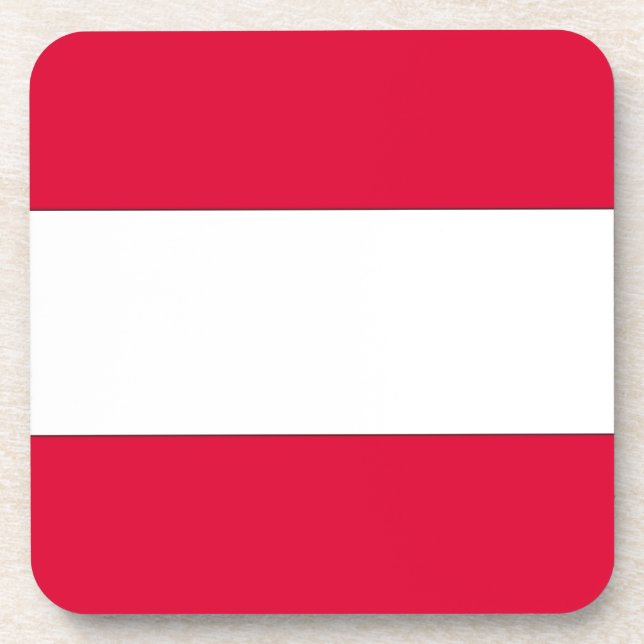 Dessous-de-verre Drapeau autrichien (Devant)
