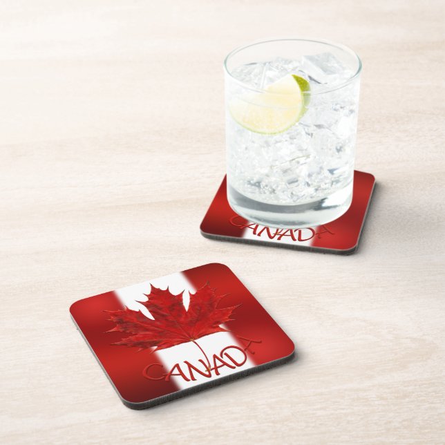 Dessous de verre Drapeau Canada Personnalisé Desso (Côté Droit)