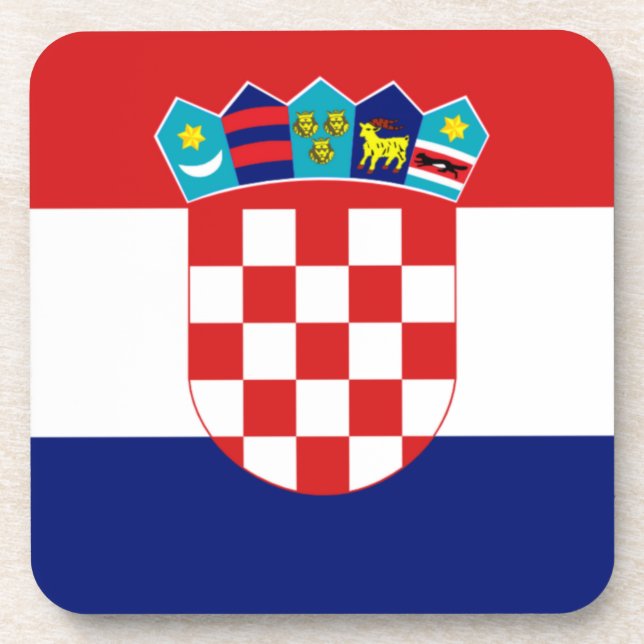 Dessous-de-verre Drapeau croate - Trobojnica (Devant)