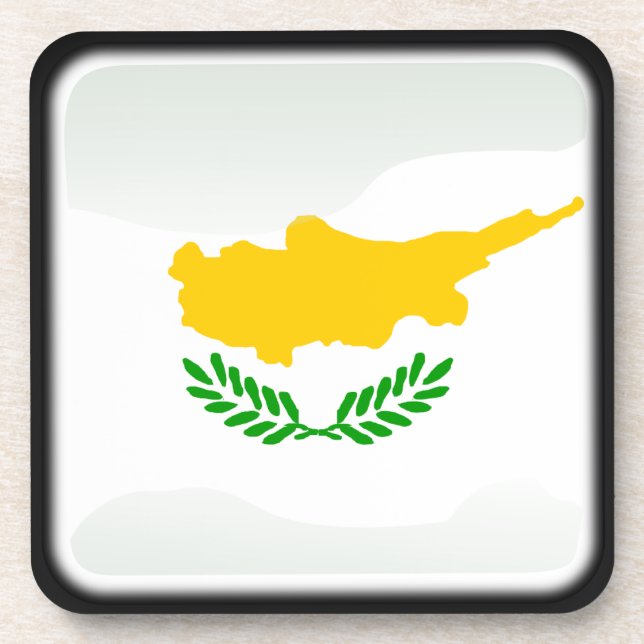 Dessous-de-verre Drapeau de Chypre (Devant)
