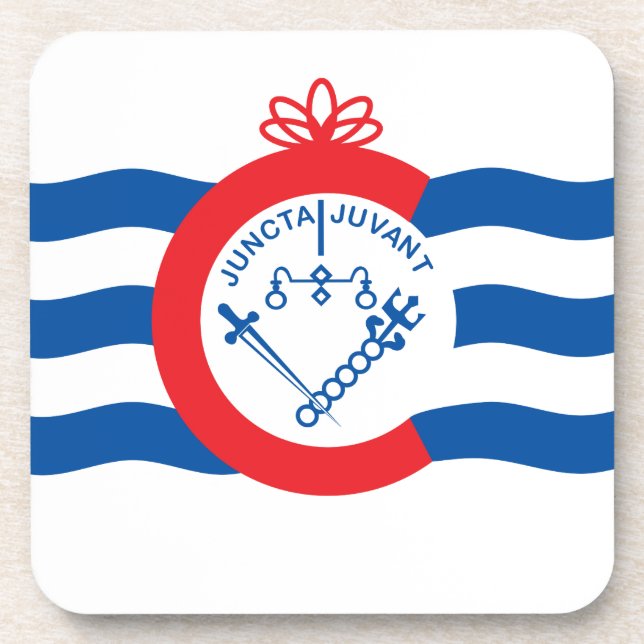 Dessous-de-verre Drapeau de Cincinnati (Devant)