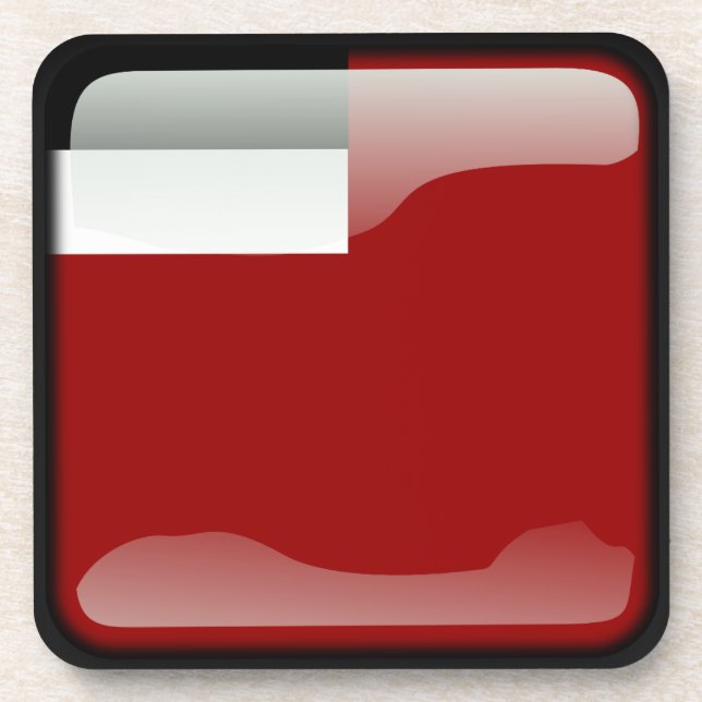 Dessous-de-verre Drapeau de Géorgie (Devant)