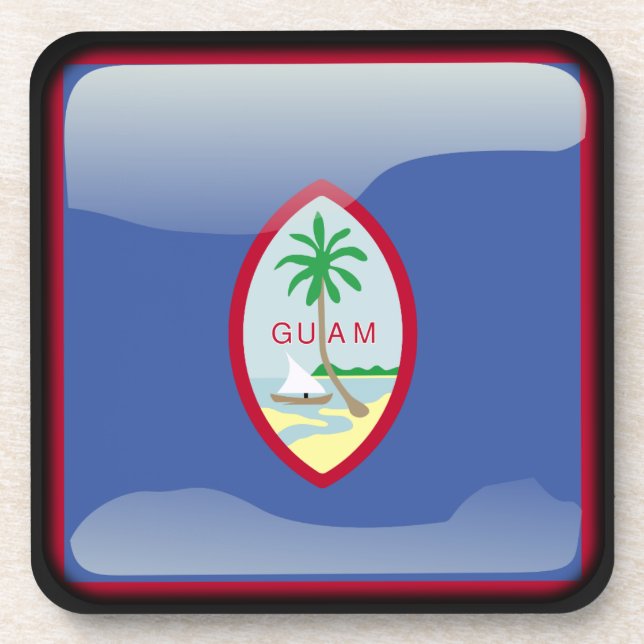 Dessous-de-verre Drapeau de Guam (Devant)