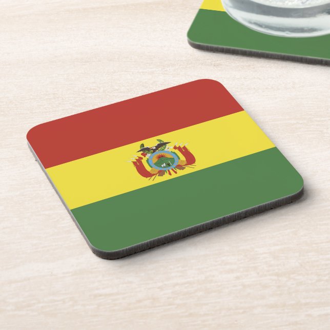 Dessous-de-verre Drapeau de la Bolivie (Côté gauche)