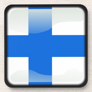 Dessous-de-verre Drapeau de la Finlande