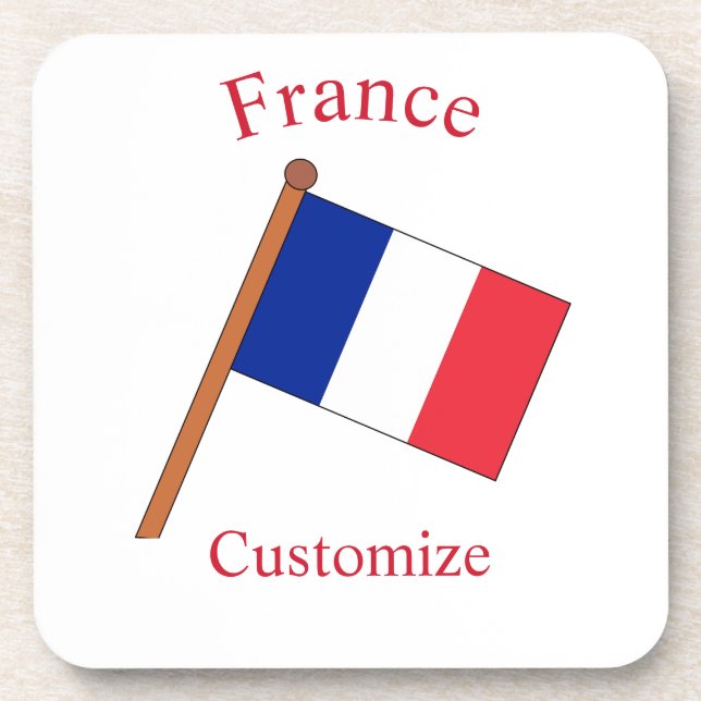 Dessous-de-verre Drapeau de la France Thunder_Cove (Devant)