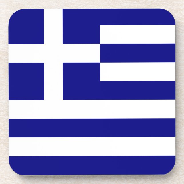 Dessous-de-verre Drapeau de la Grèce (Devant)