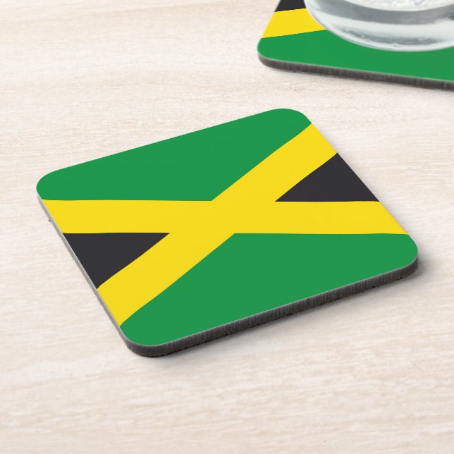 Dessous-de-verre drapeau de la Jamaïque (Côté gauche)