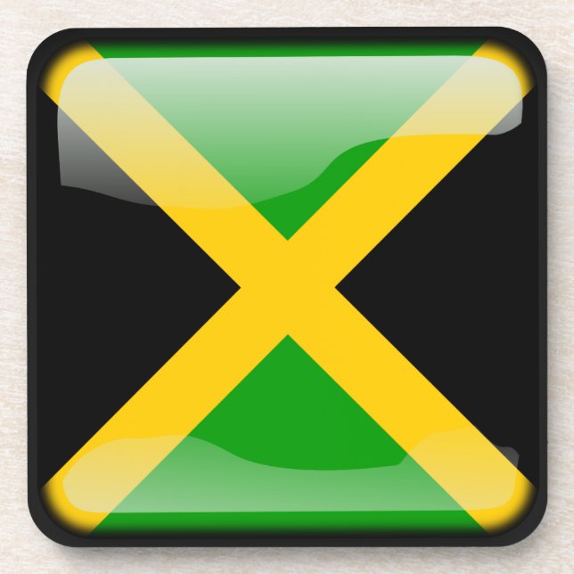 Dessous-de-verre Drapeau de la Jamaïque (Devant)