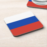 Dessous-de-verre Drapeau de la Russie<br><div class="desc">Un cadeau idéal pour tous ceux qui sont patriotes de leur pays !</div>