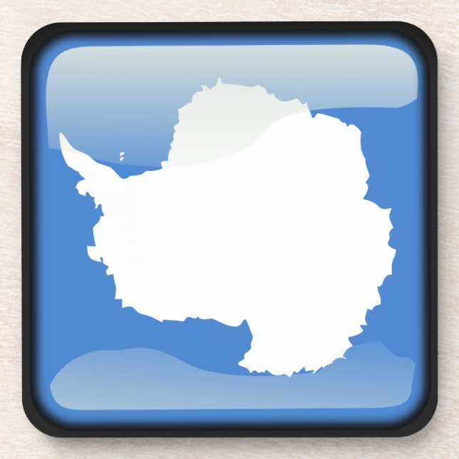 Dessous-de-verre Drapeau de l'Antarctique (Devant)