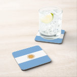 Dessous-de-verre Drapeau de l'Argentine<br><div class="desc">Drapeau de l'Argentine - Bandera de la Argentina</div>