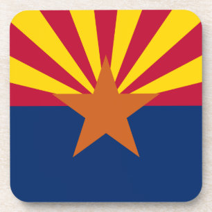 Dessous-de-verre Drapeau de l'Arizona, l'Amérique The Copper State
