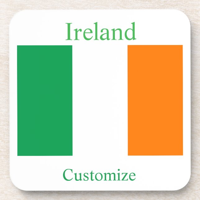 Dessous-de-verre Drapeau de l'Irlande Thunder_Cove (Devant)