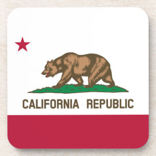 Dessous-de-verre Drapeau de l'ours de la République de Californie C