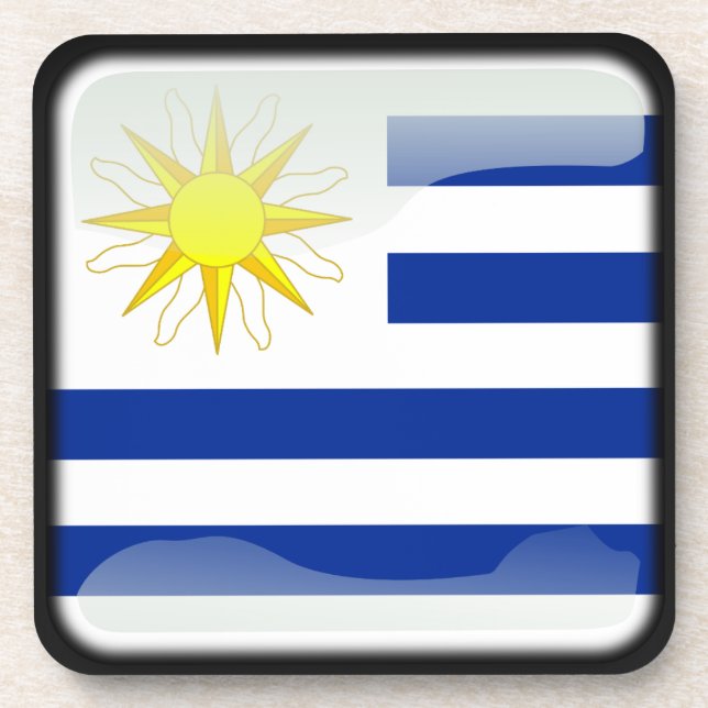 Dessous-de-verre Drapeau de l'Uruguay (Devant)