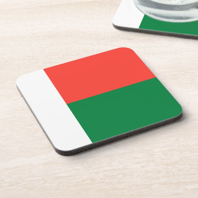 Dessous-de-verre Drapeau de Madagascar (Côté gauche)