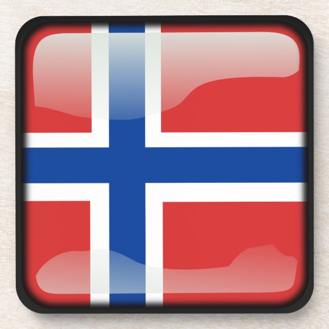 Dessous-de-verre Drapeau de Norway (Devant)