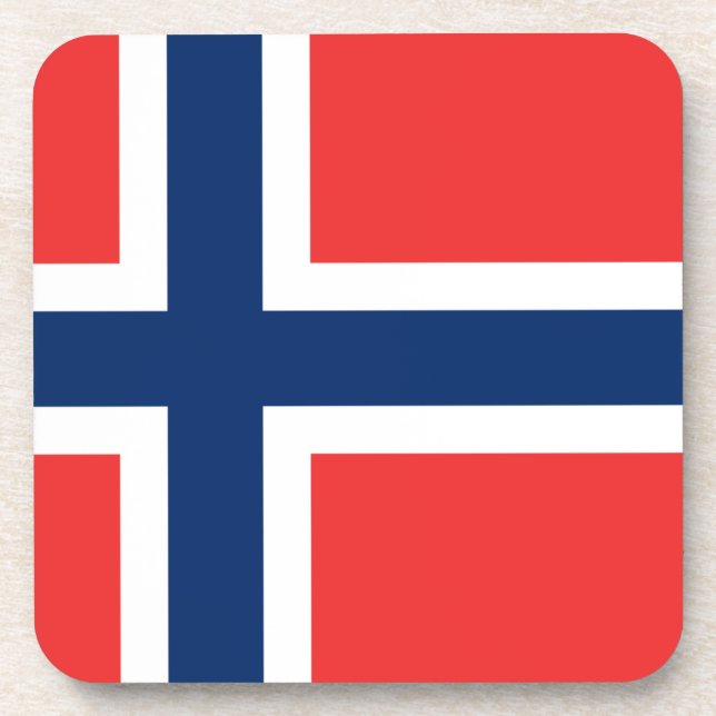 Dessous-de-verre Drapeau de Norway (Devant)