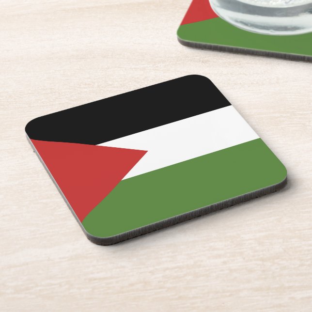 Dessous-de-verre Drapeau de Palestine (Côté gauche)