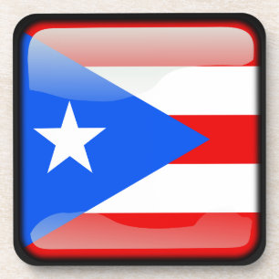 Dessous-de-verre Drapeau de Porto Rico