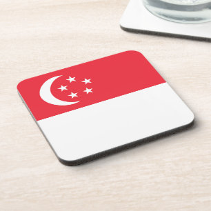 Dessous-de-verre Drapeau de Singapour