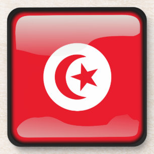 Dessous-de-verre Drapeau de Tunisie